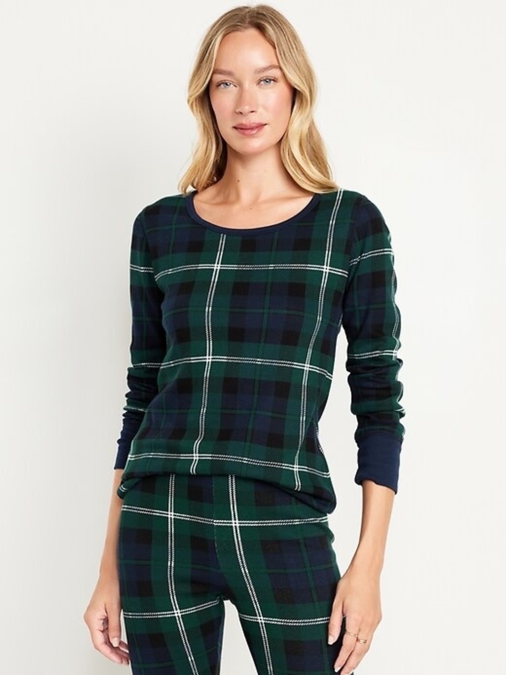 OLD NAVY printed waffle pajama set NWT